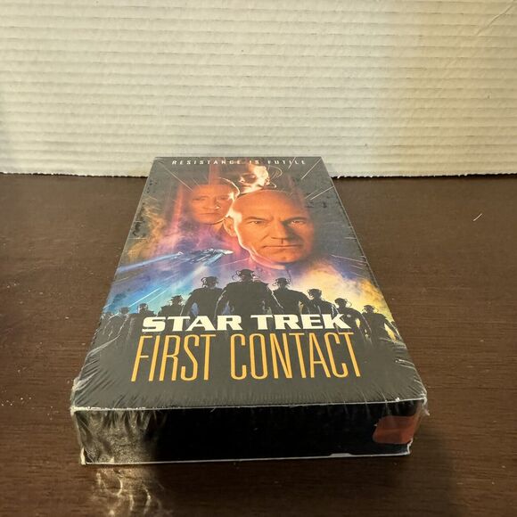 Star Trek First Contact VHS Tape (1997) Paramount Résistance Is Futile Sealed - Picture 5 of 6